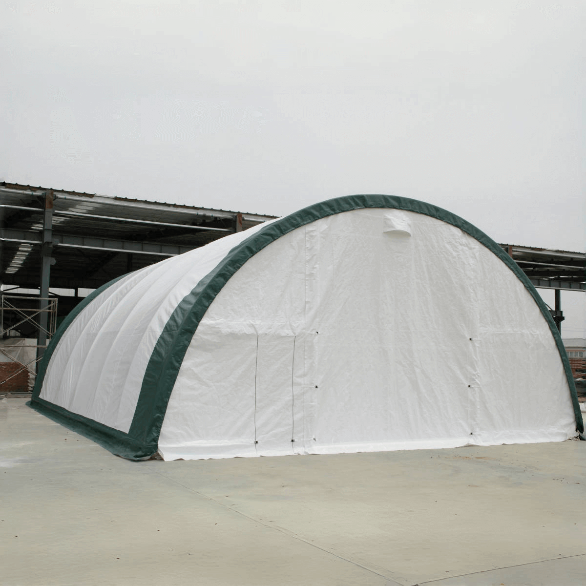 Chery Industrial W30'xL65'xH15' Single Truss Arch Storage Shelter