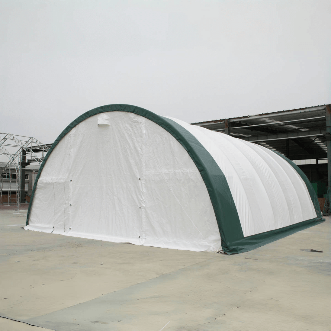 Chery Industrial W30'xL65'xH15' Single Truss Arch Storage Shelter