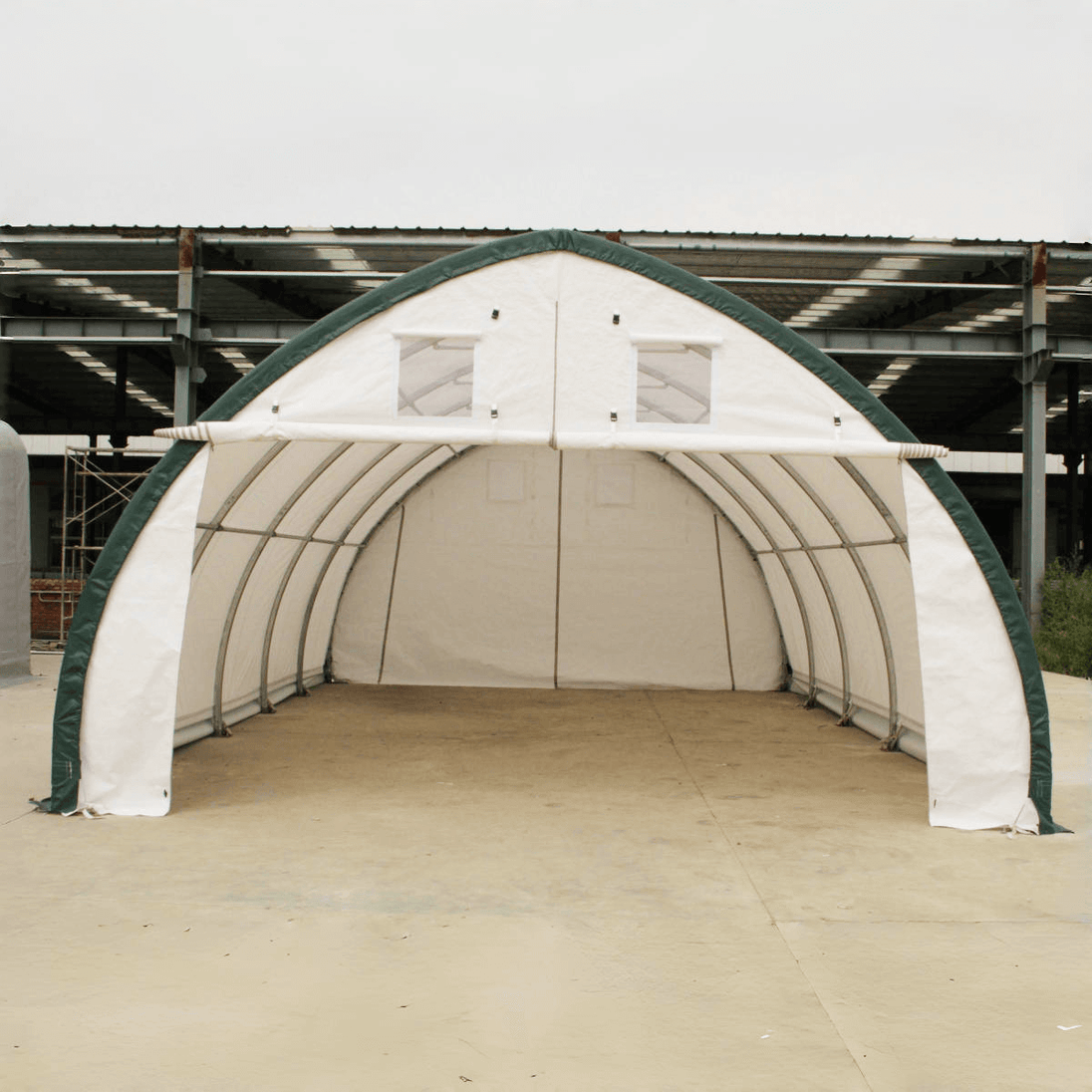 Chery Industrial W20'xL30'xH12' Single Truss Arch Storage Shelter