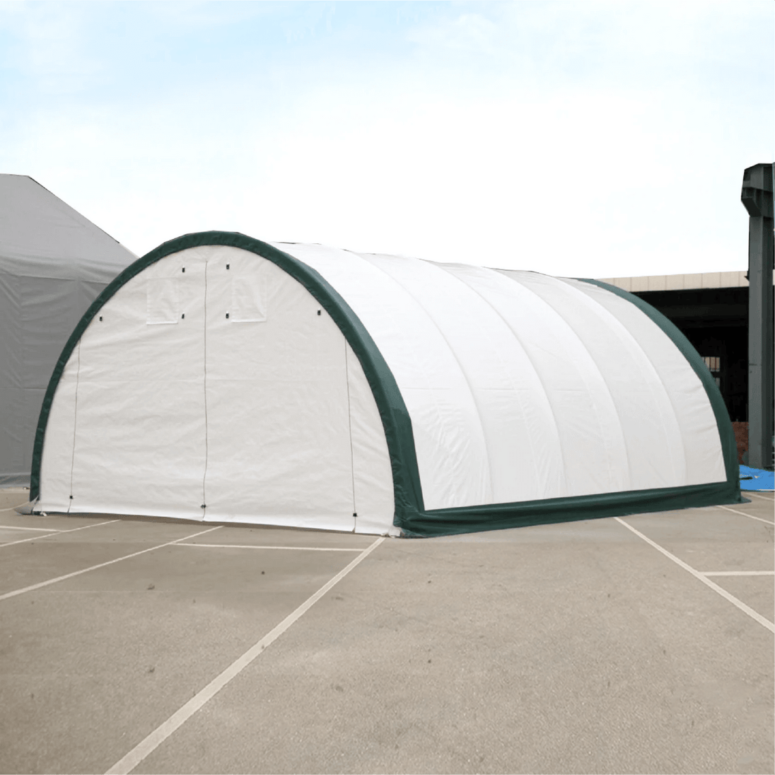 Chery Industrial W20'xL30'xH12' Single Truss Arch Storage Shelter