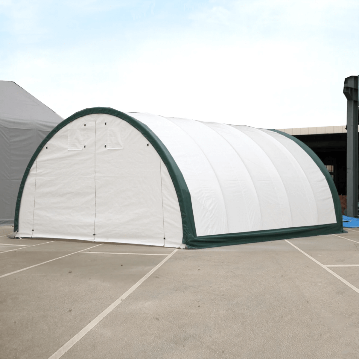 Chery Industrial W20'xL30'xH12' Single Truss Arch Storage Shelter