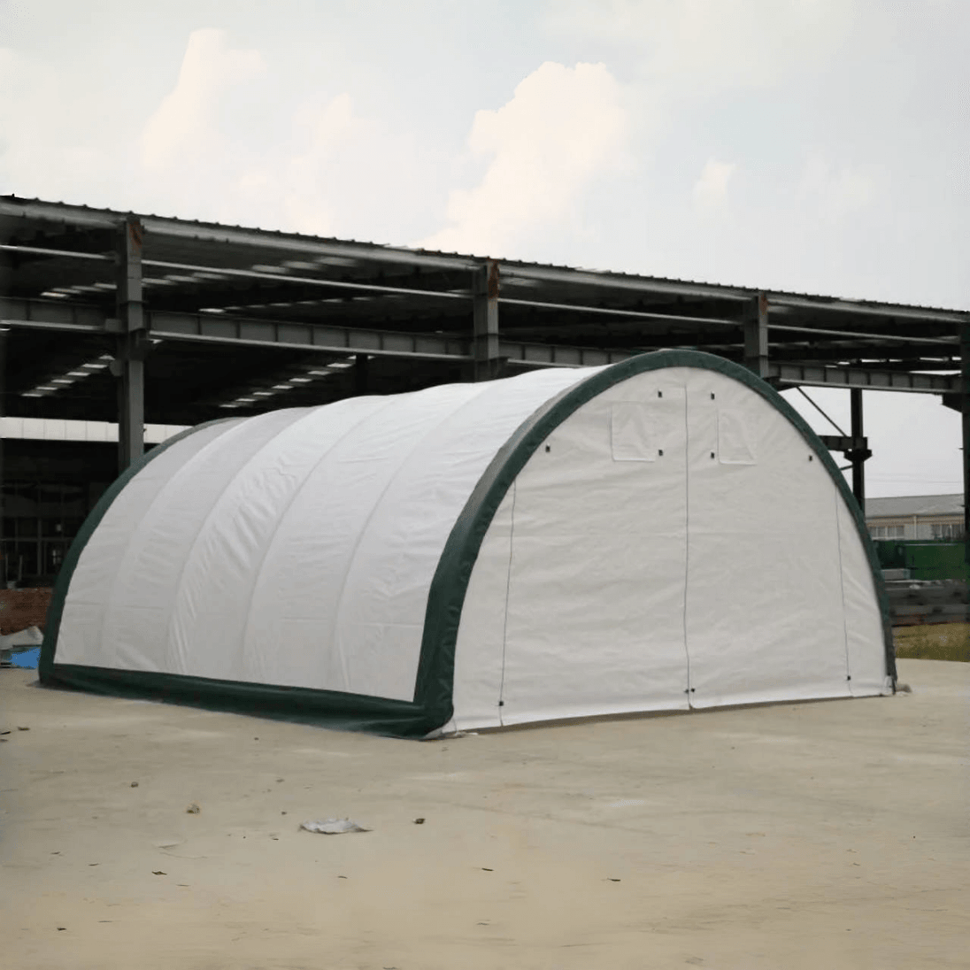 Chery Industrial W20'xL42'xH12' Single Truss Arch Storage Shelter