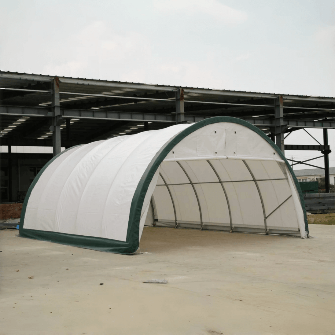 Chery Industrial W20'xL42'xH12' Single Truss Arch Storage Shelter