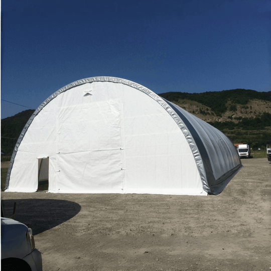 Chery Industrial W40'xL80'xH20' Single Truss Arch Storage Shelter