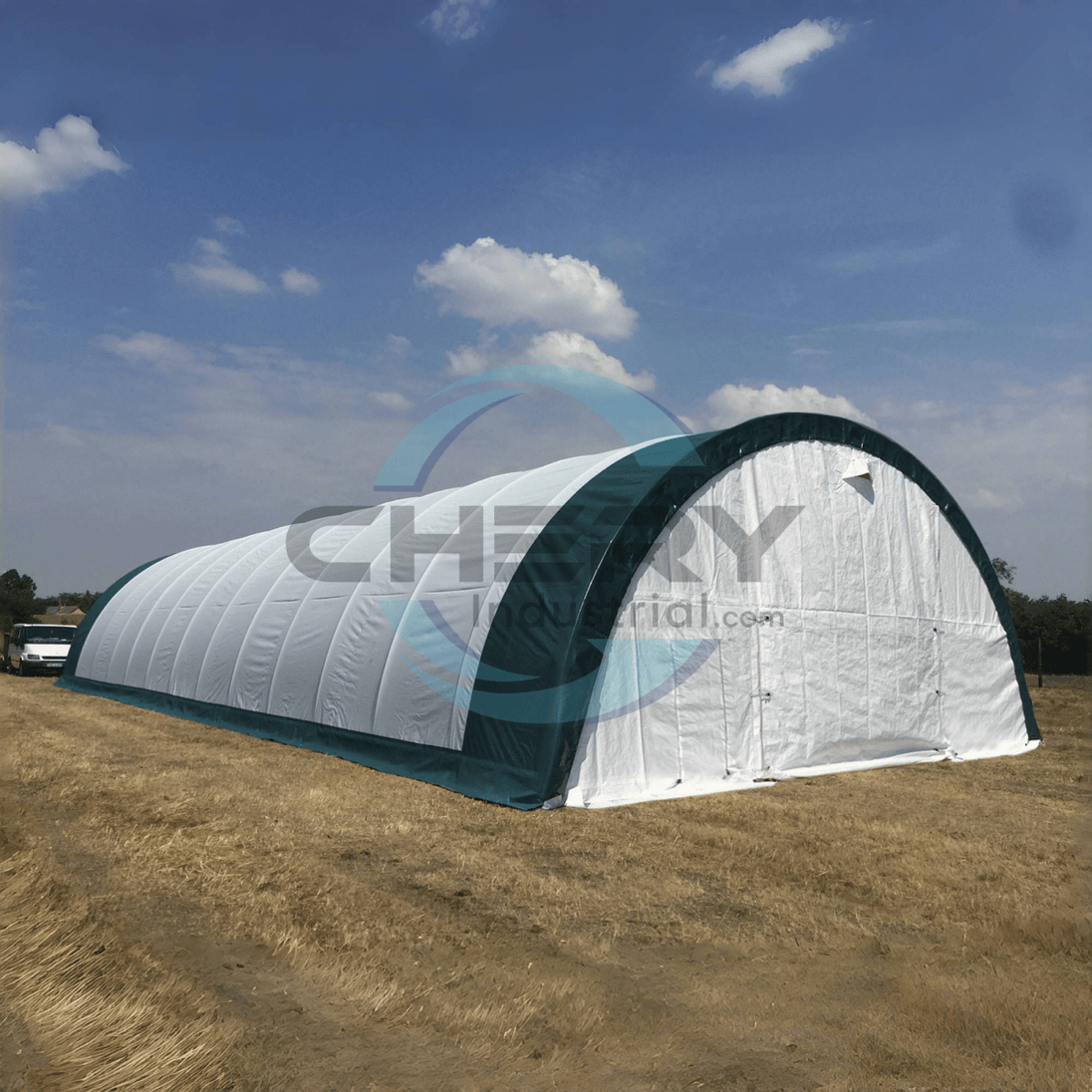 Chery Industrial W40'xL80'xH20' Single Truss Arch Storage Shelter