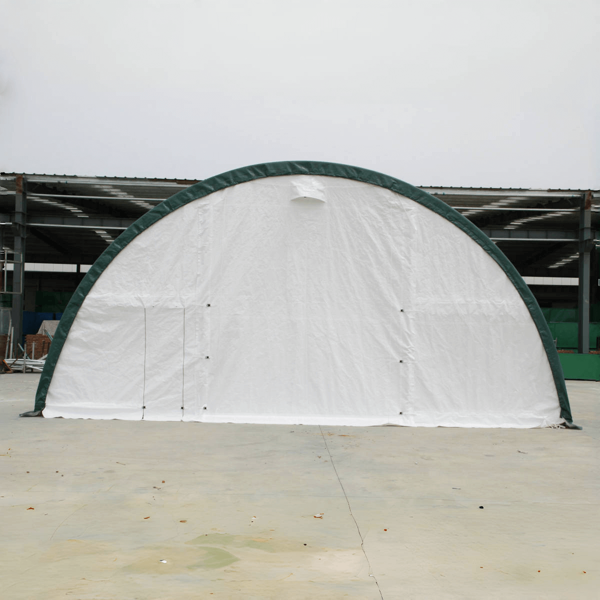 Chery Industrial W40'xL80'xH20' Single Truss Arch Storage Shelter