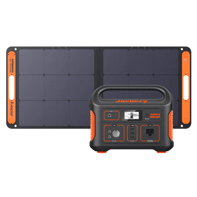 Jackery Solar Generator 500 + SolarSaga 100W Portable Solar Panel