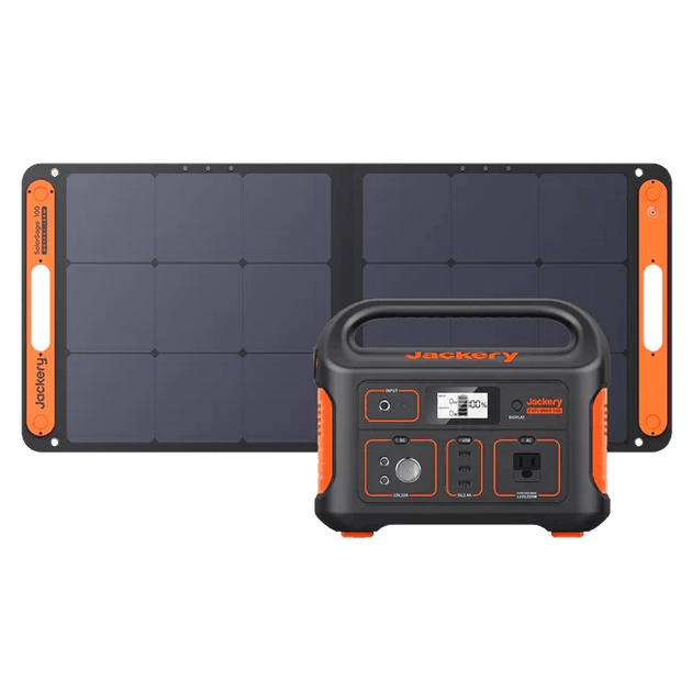 Jackery Solar Generator 500 + SolarSaga 100W Portable Solar Panel