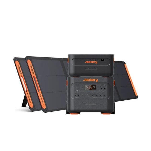 Jackery Explorer 2000 Plus Solar Generator Kit (4kWh) + 2 x SolarSaga 200W Portable Solar Panel