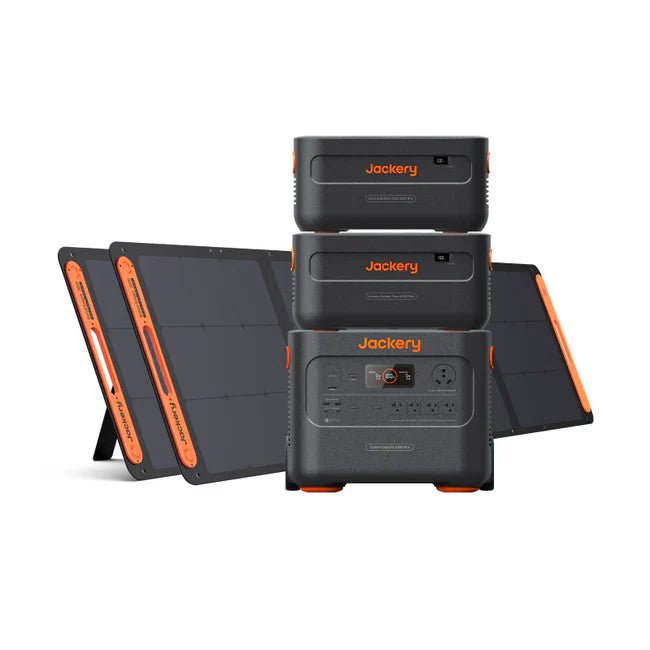 Jackery Explorer 2000 Plus Solar Generator Kit (6kWh) + 2 x SolarSaga 200W Portable Solar Panel