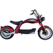 SoverSky M5 Fat Tire Chopper Scooter | 2000W 60V 20Ah - Red