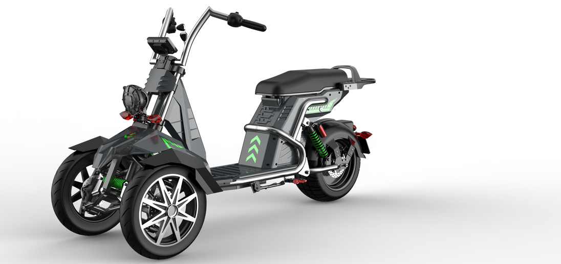 SoverSky T100 Electric Trike | 4000W 60V 50Ah - Blue