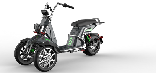 SoverSky T100 Electric Trike | 4000W 60V 50Ah - Blue
