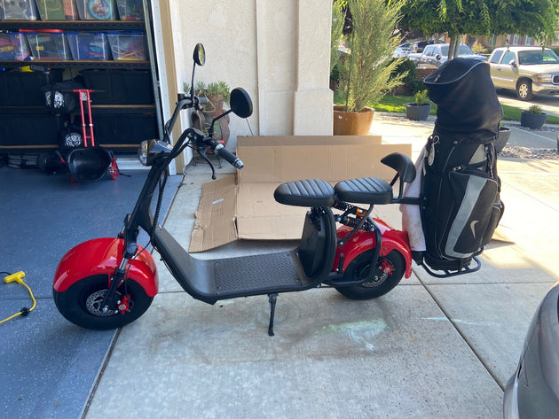 X7 Fat Tire Two Wheel Golf Scooter