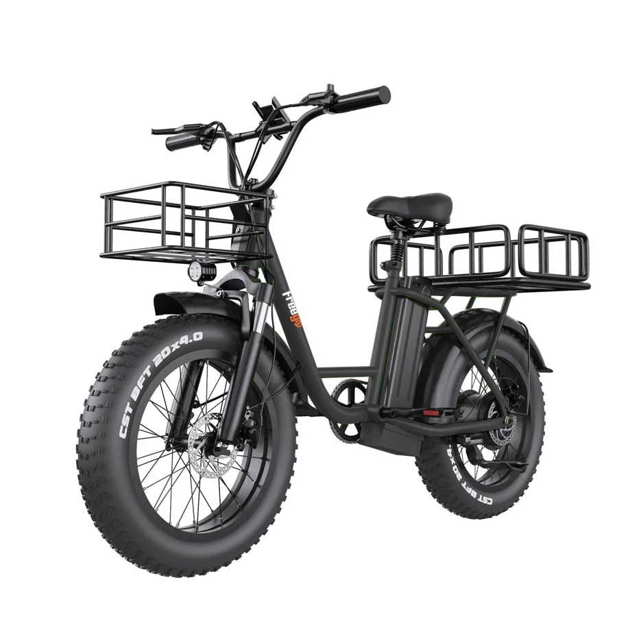 Freego FB-20X Cargo E-Bike | 750W, 20x4 Fat Tire - 25Ah Battery Standard Version