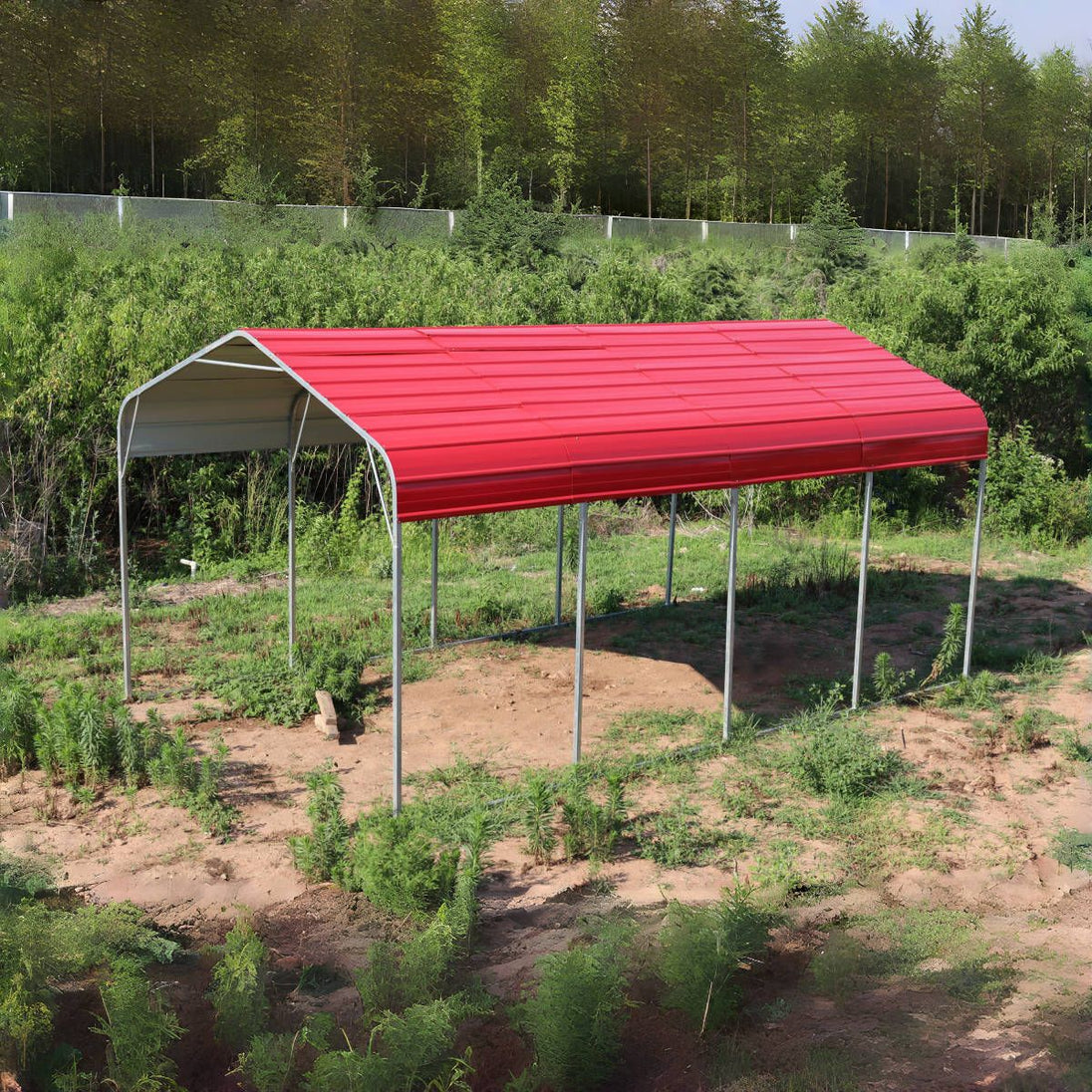 Chery Industrial Classic Steel Carport W12' x L20'