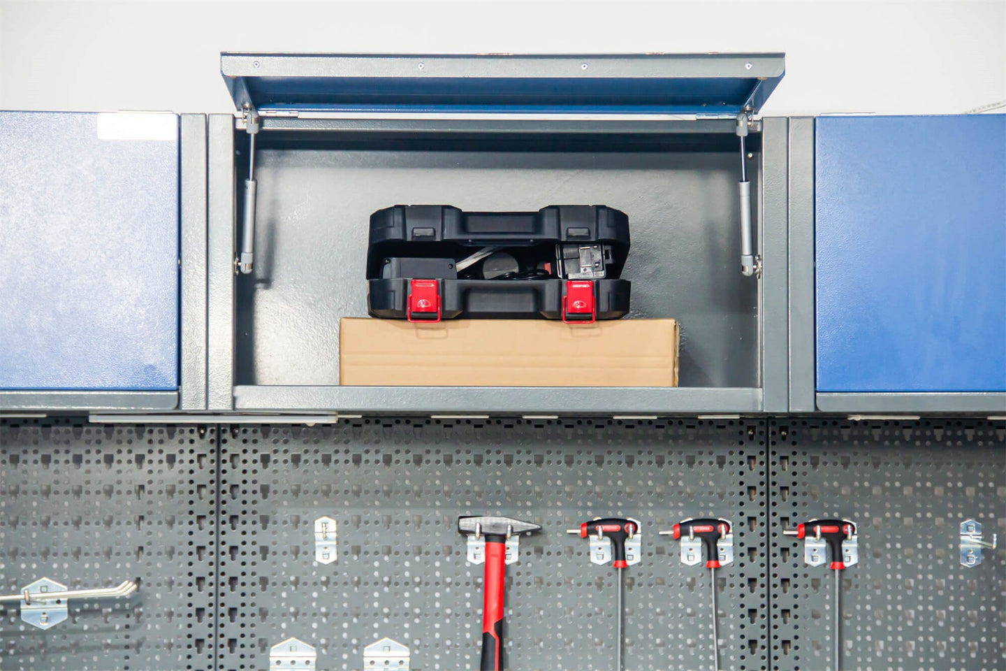 Chery Industrial Heavy Duty Steel Garage Cabinet Storage System (7 Drawers & 4 Cabinets)