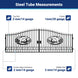 Chery Industrial 20x8 ft Steel Dual Swing Driveway Gate