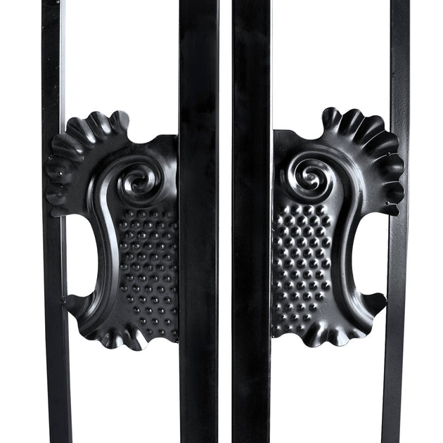 Chery Industrial 18x8 ft Steel Dual Swing Driveway Gate