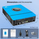 SunGold Power | 10KW 48V Split Phase Solar Inverter | SPH10048P+2*SG48100P | 2 X SG48100P [10.24kwh]
