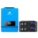 SunGold Power | 10KW 48V Split Phase Solar Inverter | SPH10048P+2*SG48100P | 2 X SG48100P [10.24kwh]