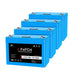 SunGold Power | 4 X 12V 100AH LiFePO4 Deep Cycle Lithium Battery / Bluetooth /Self-heating / IP65 | LFP12-100AX4