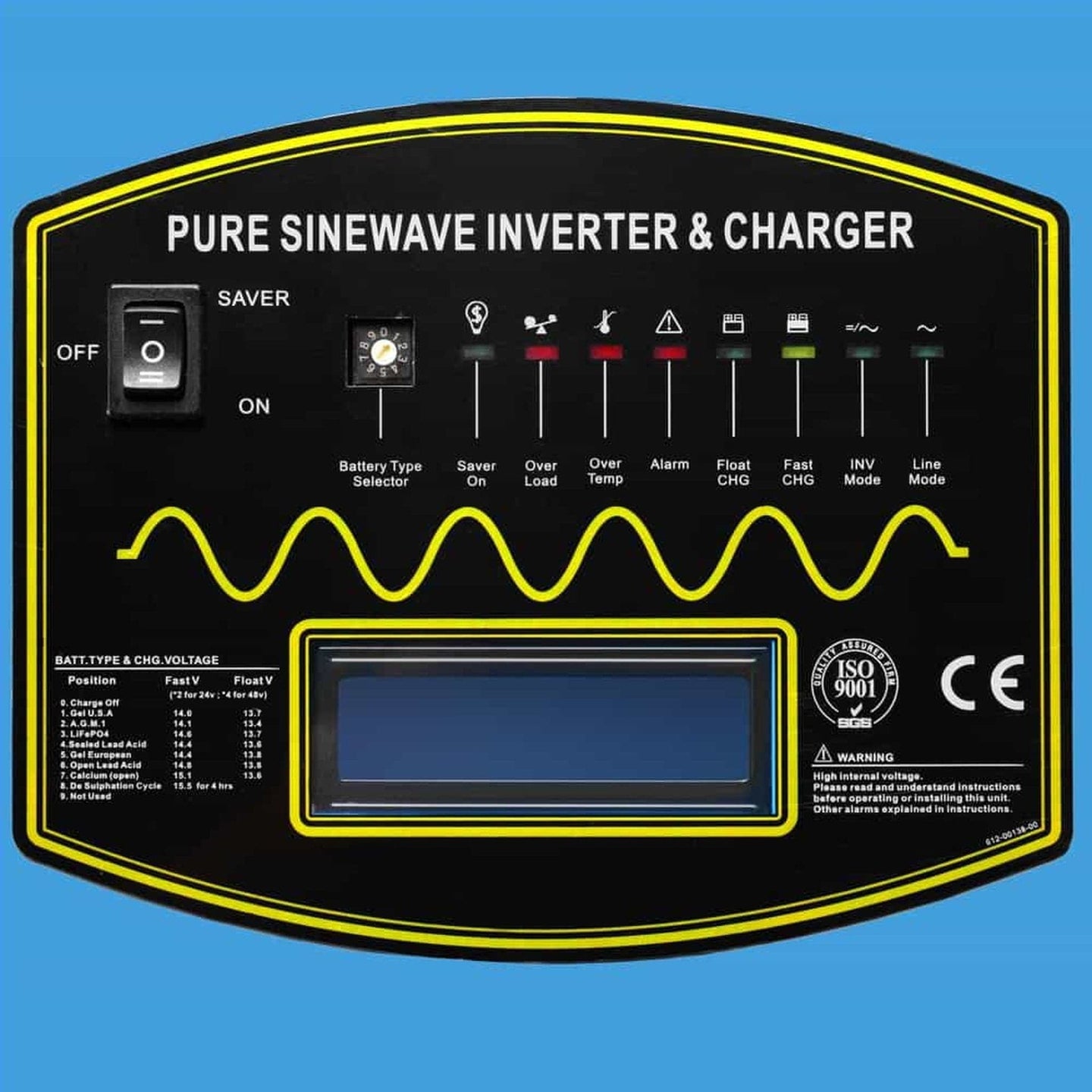 SUNGOLDPOWER | 12000W/ 15000W/ 18000W 48V Split Phase Pure Sine Wave Inverter Charger | LFPV18K48V240VSP | LFPV18K48V240VSP / Only Inverter