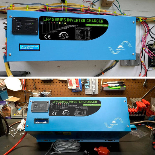 SUNGOLD POWER | 2000W DC 12V Pure Sine Wave Inverter With Charger | LFP2K12V120VSG