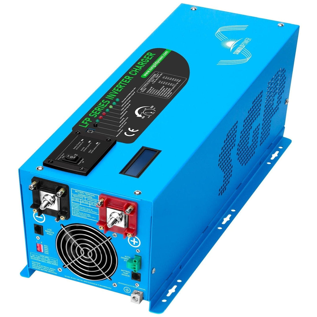 SUNGOLD POWER | 3000W DC 24V Pure Sine Wave Inverter With Charger | LFP3K24V120VSG