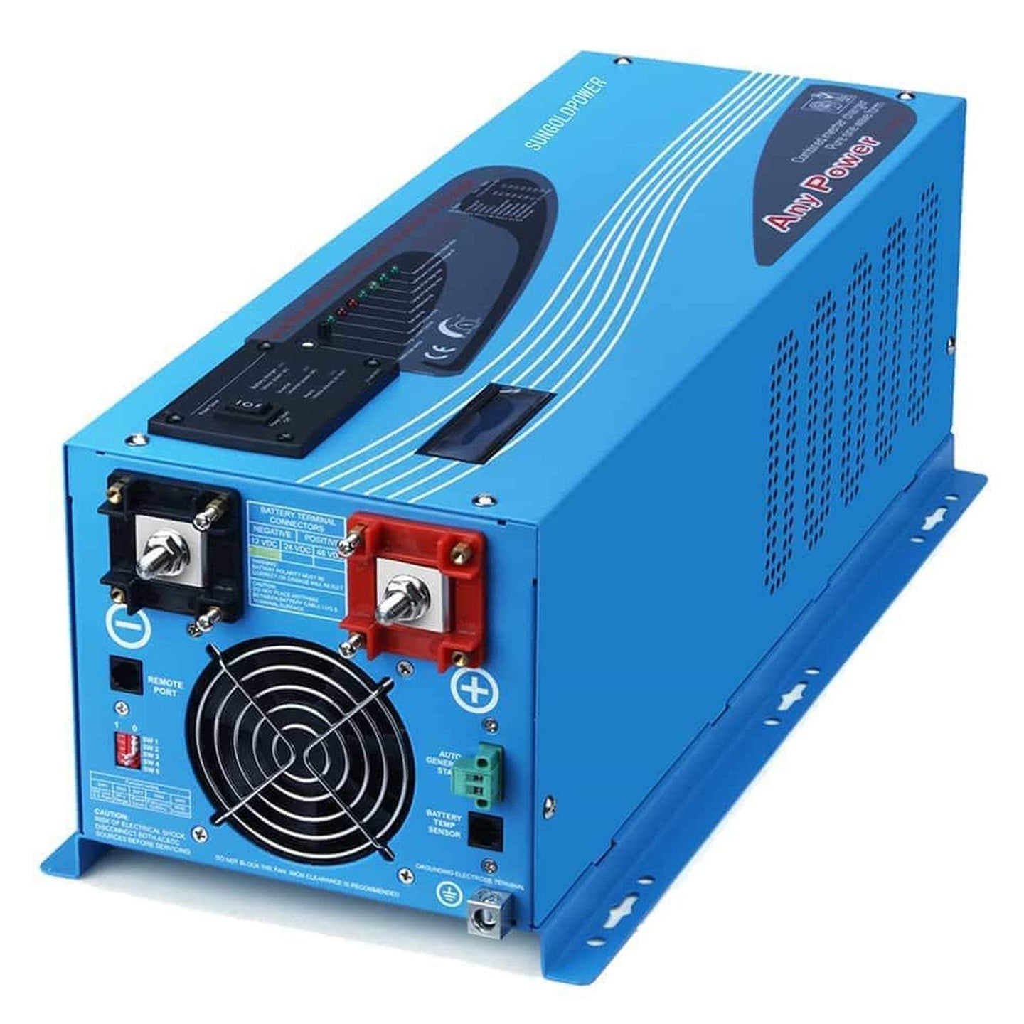 SUNGOLD POWER | 3000W DC 24V Pure Sine Wave Inverter With Charger | LFP3K24V120VSG