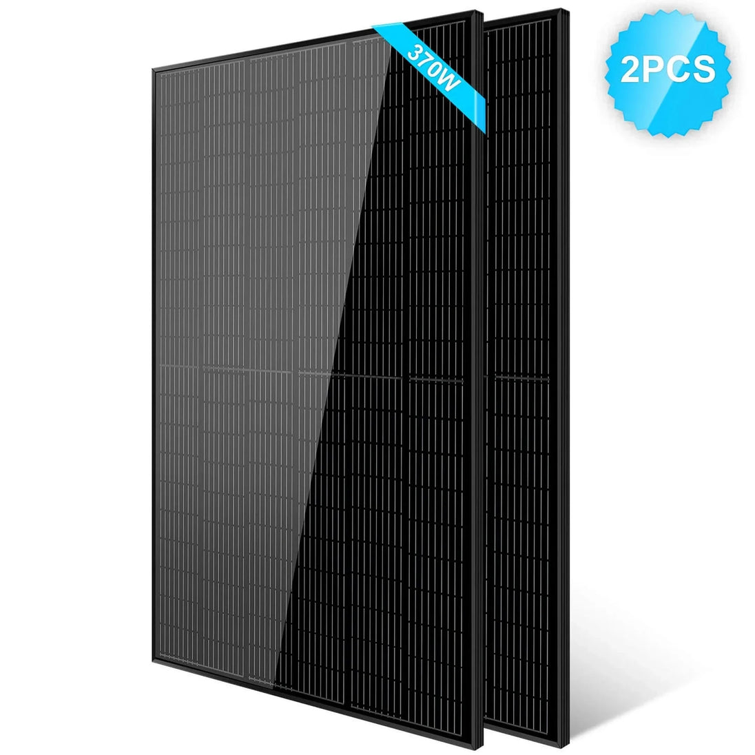 SunGold Power | 370W Mono Black PERC Solar Panel UL 61730 | SG370WMx18 | 18pcs