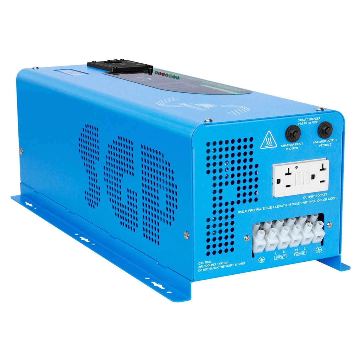 SunGold Power | 4000W DC 24V Pure Sine Wave Inverter With Charger | LFP4K24V120VSG | Only Inverter