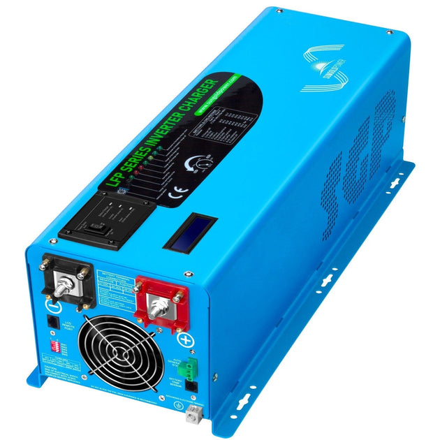 SunGold Power | 4000W DC 24V Pure Sine Wave Inverter With Charger | LFP4K24V120VSG+2*LFP24-100A | 2 X LFP24-100A [5.12KWH]