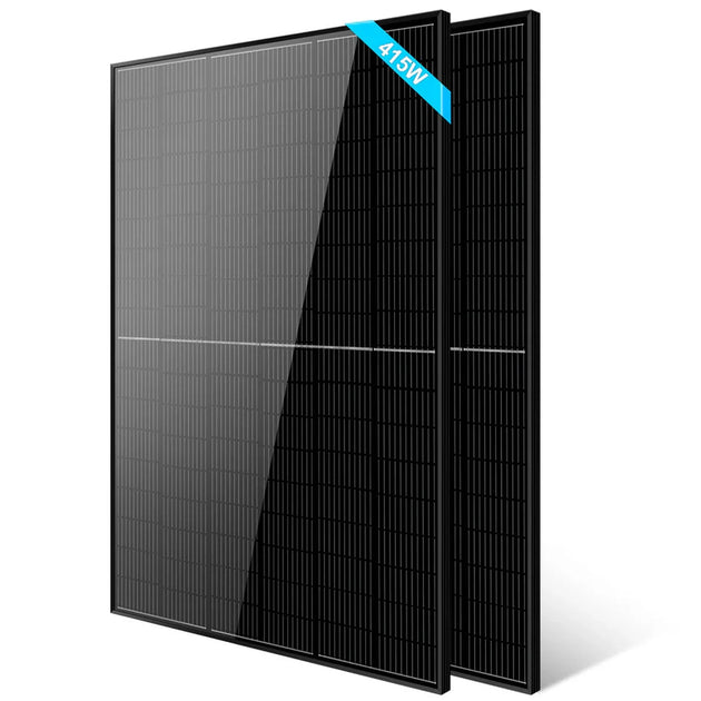 SunGold Power | 415W MONO BLACK PERC SOLAR PANEL FULL PALLET (32 PANELS) UL 61730 CEC Listed | SG415WMx32