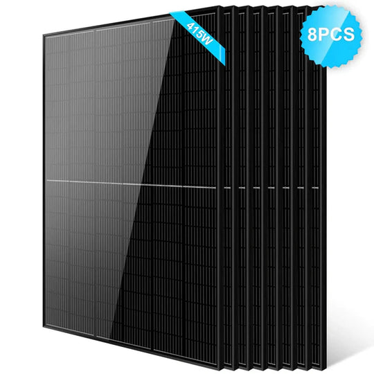 SunGold Power | 415W Bifacial PERC Solar Panel  | SGP-415-BBS UL61730 CEC Listed | SGP-415-BBSx20 | 20pcs