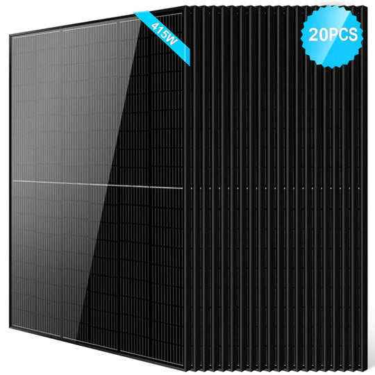 SunGold Power | 415W Bifacial PERC Solar Panel  | SGP-415-BBS UL61730 CEC Listed | SGP-415-BBSx14 | 14pcs