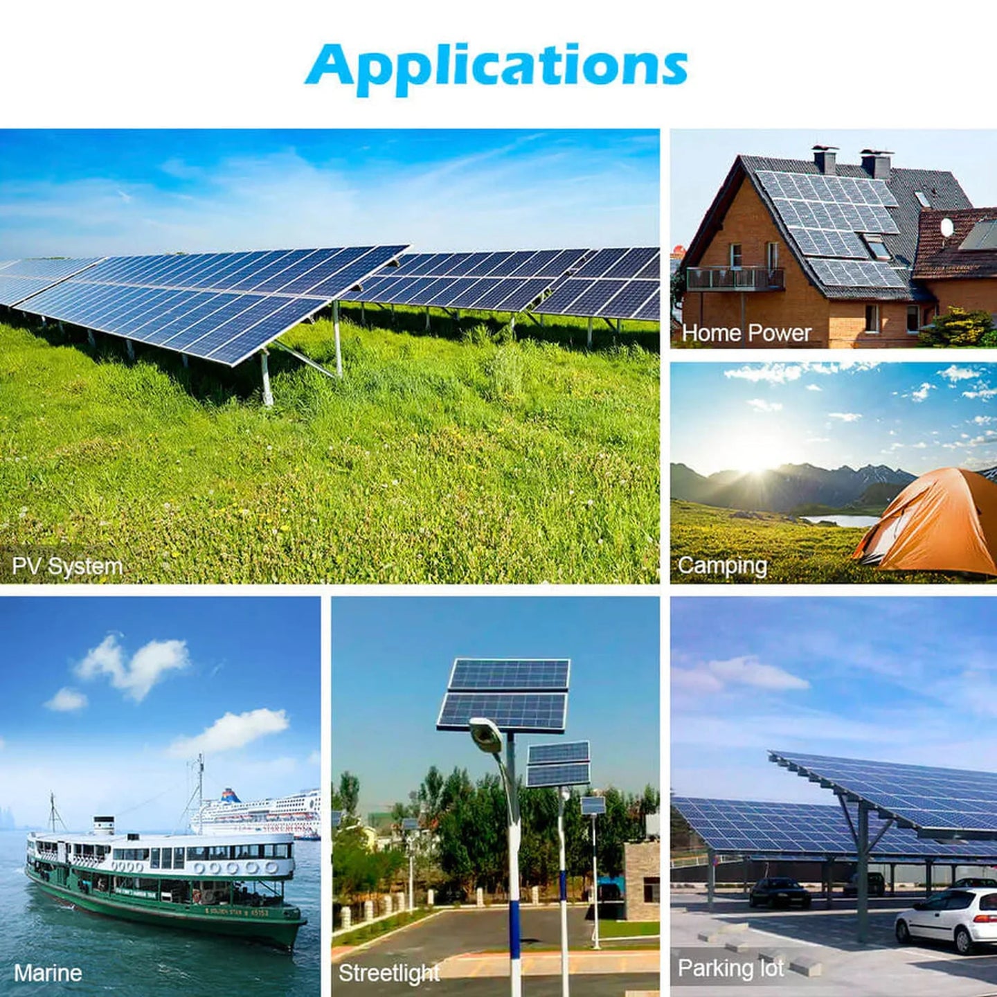 SUNGOLD POWER | 450 Watt Monocrystalline Solar Panel | SP-450WMx10 | 10 PCS