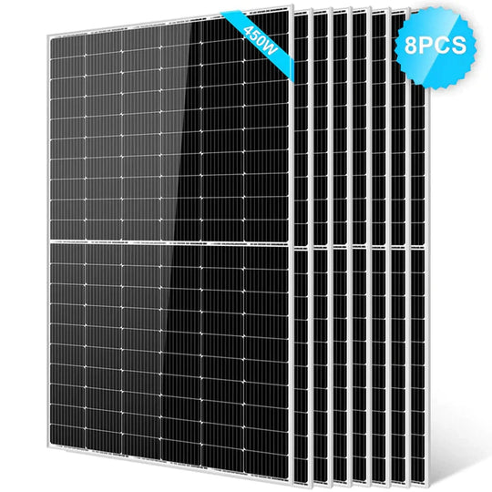 SunGold Power | 450 Watt Monocrystalline PERC Solar Panel UL 61730 CEC Listed | SG450WMx16 | 16pcs