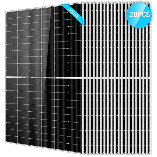 SunGold Power | 450 Watt Monocrystalline PERC Solar Panel UL 61730 CEC Listed | SG450WMx18 | 18pcs