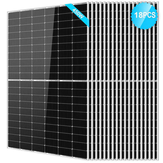 SunGold Power | 450 Watt Monocrystalline PERC Solar Panel UL 61730 CEC Listed | SG450WMx18 | 18pcs