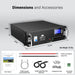 SunGold Power | 4 X 48V 100AH Server Rack LiFePO4 Lithium  Battery SG48100P UL1973  UL9540A | SG48100PX4