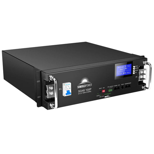 SunGold Power | 2 X 48V 100AH Server Rack LiFePO4 Lithium  Battery SG48100P UL1973 UL9540A | SG48100PX2