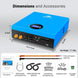 SunGold Power | 5.12KWH Powerwall LiFePO4 Lithium Battery SG48100M UL1973 | SG48100Mx4 | 4 Units