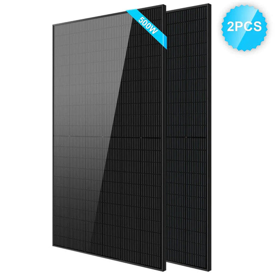 SunGold Power | 500W MONO BLACK PERC SOLAR PANEL FULL PALLET (32 PANELS) UL 61730  CEC Listed | SG500WMx32