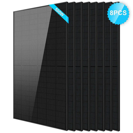 SunGold Power | 500W MONO BLACK PERC SOLAR PANEL FULL PALLET (32 PANELS) UL 61730  CEC Listed | SG500WMx32