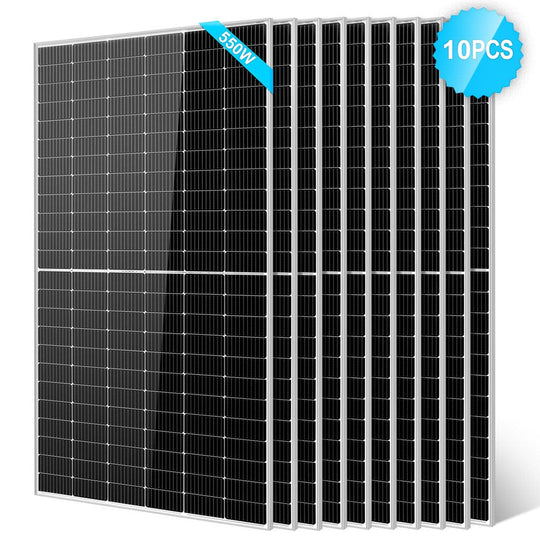 SunGold Power | 450/ 550 Watt Monocrystalline PERC Solar Panel UL 61730 CEC Listed | SG550WMx2 | 550W / 2pcs