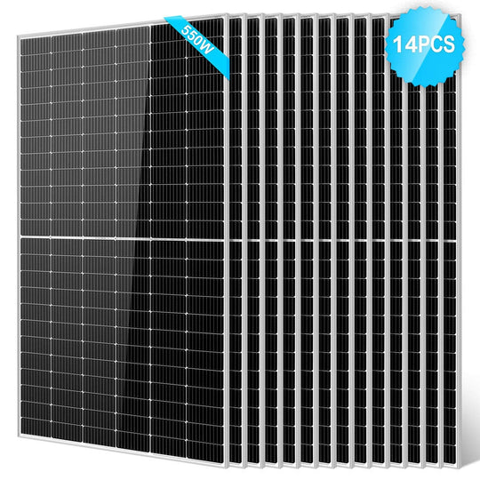 SunGold Power | 450/ 550 Watt Monocrystalline PERC Solar Panel UL 61730 CEC Listed | SG550WMx2 | 550W / 2pcs