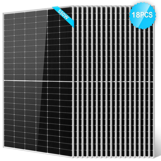 SunGold Power | 450/ 550 Watt Monocrystalline PERC Solar Panel UL 61730 CEC Listed | SG550WMx2 | 550W / 2pcs