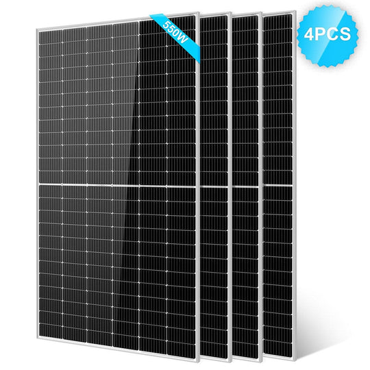 SunGold Power | 450/ 550 Watt Monocrystalline PERC Solar Panel UL 61730 CEC Listed | SG550WMx2 | 550W / 2pcs
