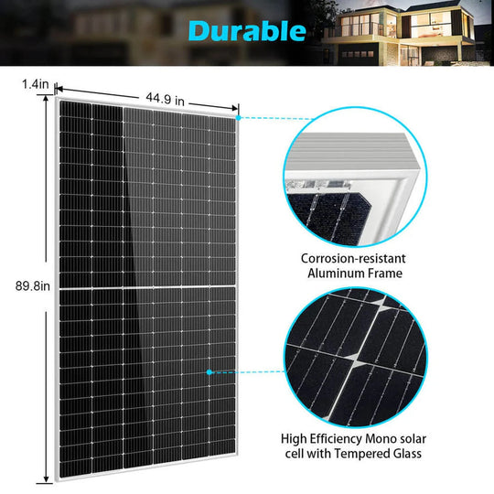 SunGold Power | 550W MONO PERC SOLAR PANEL FULL PALLET (32 PANELS) UL 61730 CEC Listed | SG550WMx32